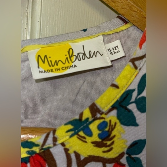 Mini Boden Woodland Animal Dress Size 11-12Y (152cm) - Picture 4 of 8